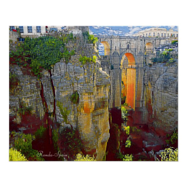 Real Spanien - Ronda Poster (Vorderseite)