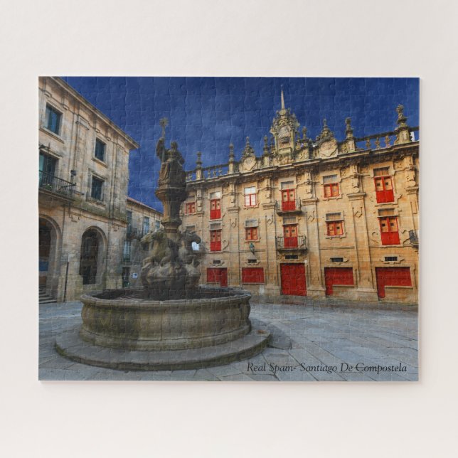 Real Spanien - Santiago De Compostela Puzzle (Horizontal)