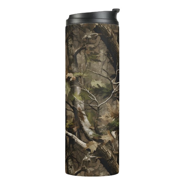 Real Tree Camouflage Thermal Tumbler Thermosbecher (Nach links gedreht)