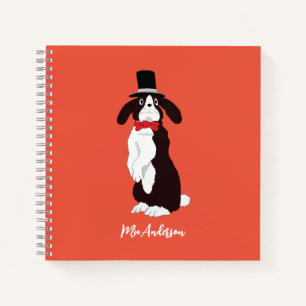 Real Tuxedo Bunny Notebook Notizbuch