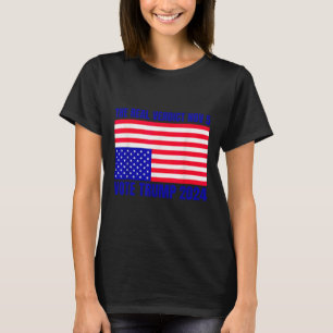 Real Verdict Nov 5 Trump 2024 - Downside Down Flag T-Shirt
