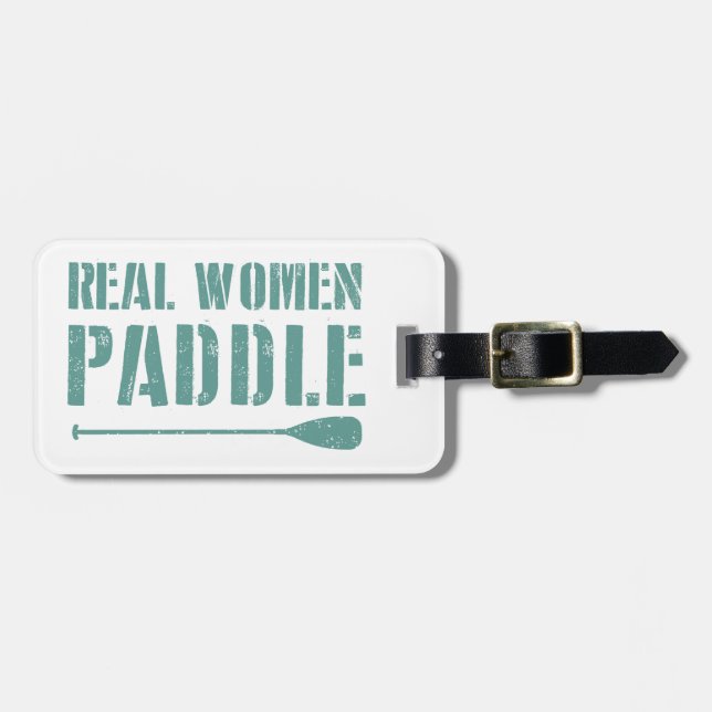 Real Women Paddel Gepäckanhänger (Vorderseite horizontal)