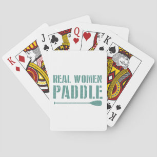 Real Women Paddel Spielkarten