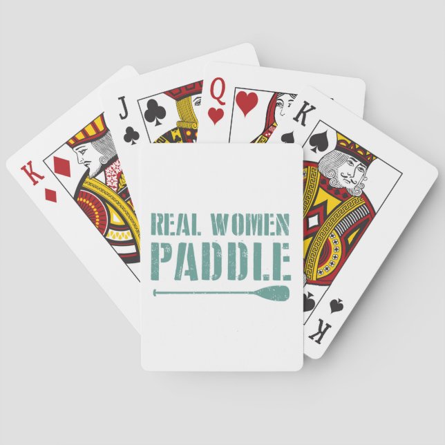 Real Women Paddel Spielkarten (Rückseite)
