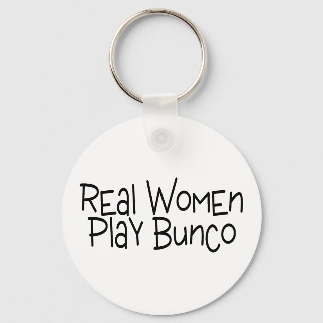 Real Women Play Bunco Schlüsselanhänger (Vorderseite)