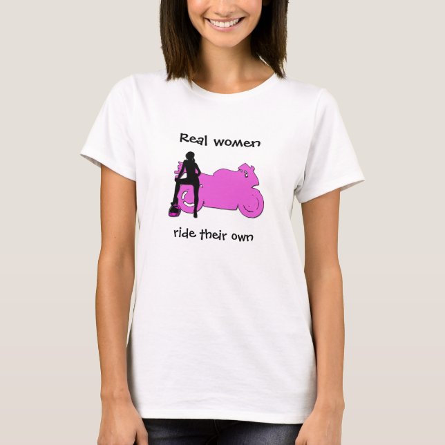 Real Women Ride T-Shirt (Vorderseite)