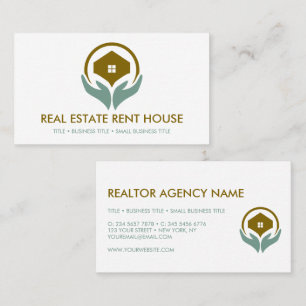 Reales Anwesen Realtor Rent House Visitenkarte
