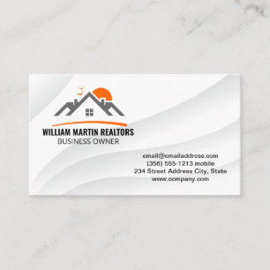 Reales Anwesen-Wohnlogo Visitenkarte