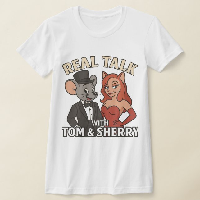 Reales Gespräch mit Tom und Sherry Fan Womens T -  T-Shirt (Ablage )