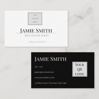 Realestate Business Card Templates Minimalistic Visitenkarte