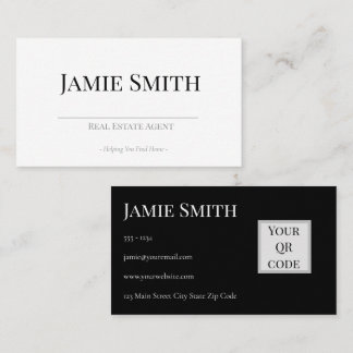Realestate Business Card Templates Minimalistic Visitenkarte