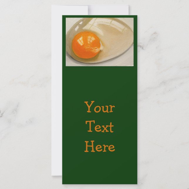 REALISMUS ART: EGG: RECIPE RACK CARD (Vorderseite)