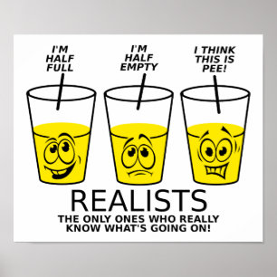Realist Cup Lustiges Poster