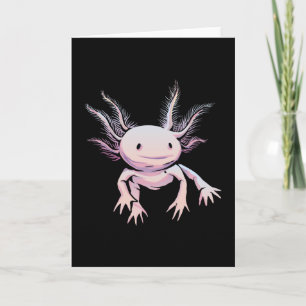 Realistic Axolotl Animal Karte