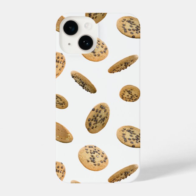 Realistic Chocolate Chip Cookie Phone Case iPhone Hülle (Rückseite)