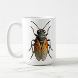 Realistic Cicada Insect Art Entomology Nature  Kaffeetasse
