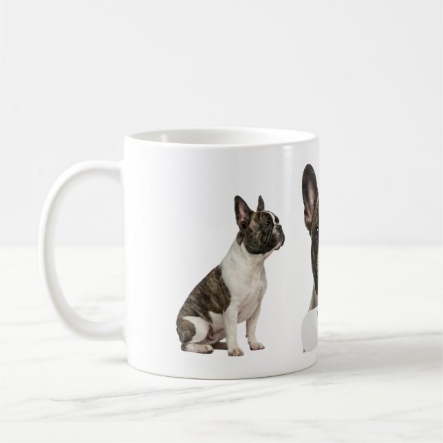 Realistic French Bulldog Full Wrap 11oz Mug – Cust Kaffeetasse (Links)