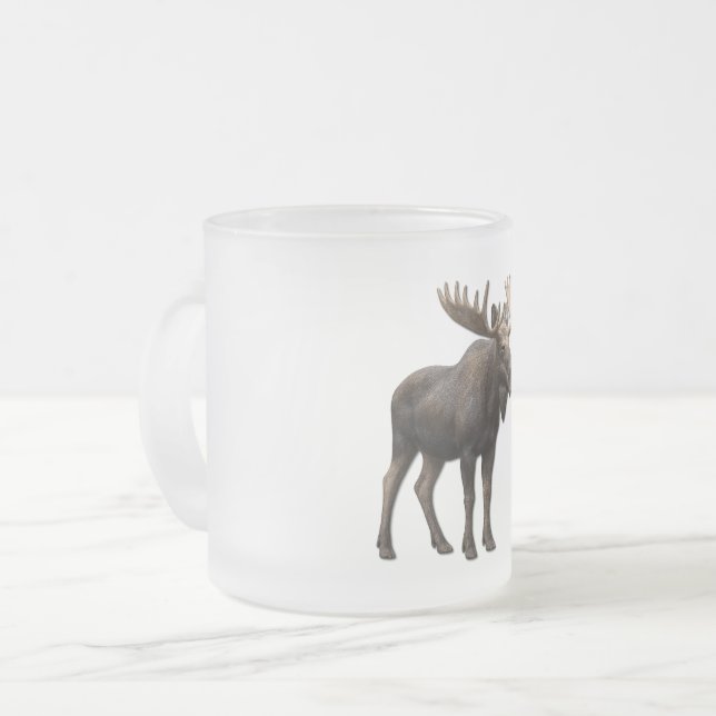 REALISTIC MOOSE DESIGN. SAMER BRASIL MATTGLASTASSE (Vorderseite Links)