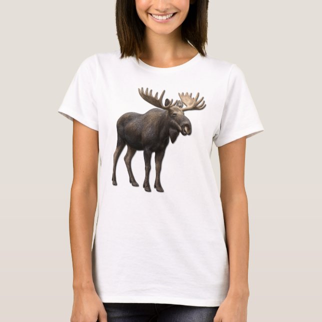REALISTIC MOOSE DESIGN. SAMER BRASIL T-Shirt (Vorderseite)