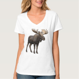 REALISTIC MOOSE DESIGN. SAMER BRASIL T-Shirt