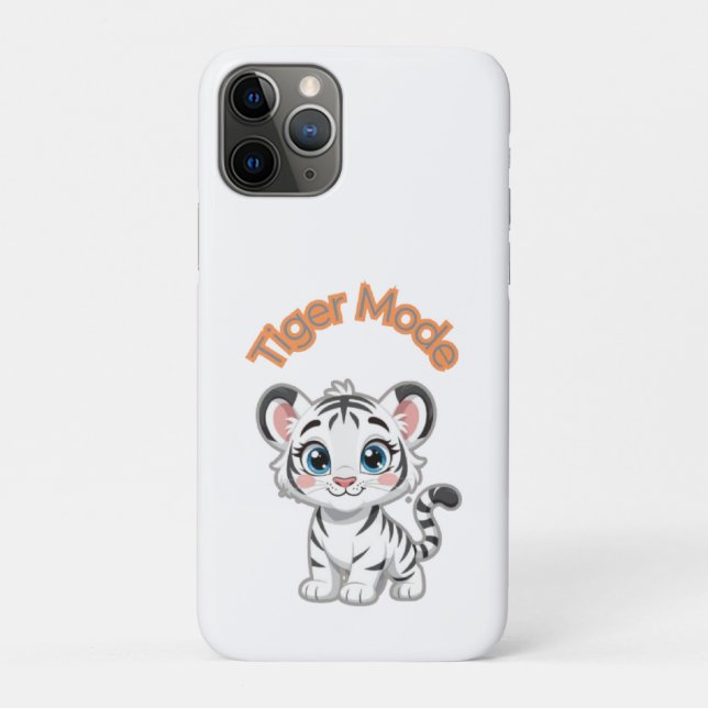 Realistic White Tiger – Photorealistic Wildlife Ar Case-Mate iPhone Hülle (Rückseite)