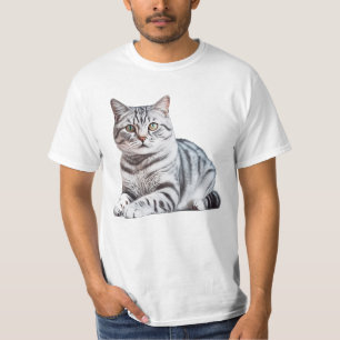 Realistisch American Shorthair Print - Feline Kout T-Shirt