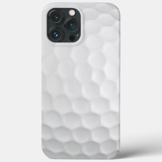 Realistisch aussehender Golfball Dimples Textur Mu Case-Mate iPhone Hülle (Rückseite)