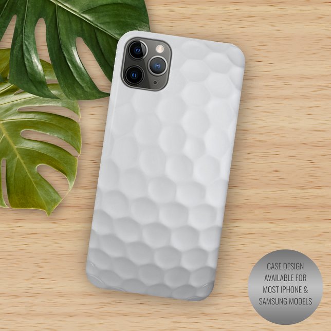 Realistisch aussehender Golfball Dimples Textur Mu Case-Mate iPhone Hülle (Von Creator hochgeladen)