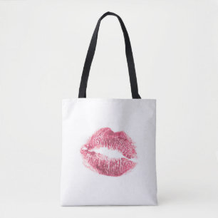 Realistisch rosa Lippen, abgeschiedener Kuss