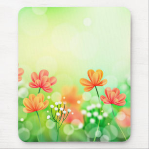 Realistisch verschwommener Frühling - Hintergrund- Mousepad