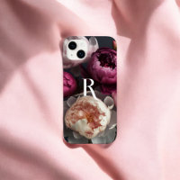 Realistische Blume Decorative Monogram