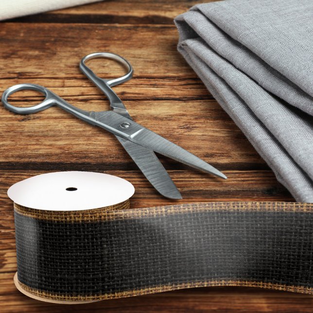 Realistische Burlap Textur Einfache Chic Rustikal  Satinband (Von Creator hochgeladen)