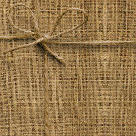 Realistische Burlap Textur einfache rustikale Lich Geschenkpapier