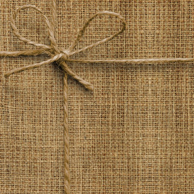 Realistische Burlap Textur einfache rustikale Lich Geschenkpapier (Von Creator hochgeladen)