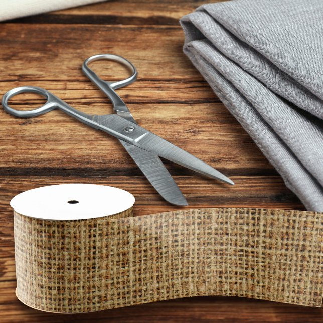 Realistische Burlap Textur einfache rustikale Lich Ripsband (Von Creator hochgeladen)