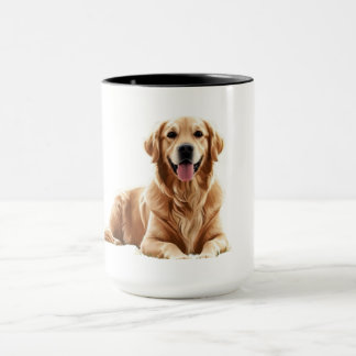 Realistische Golden Retriever Dog Tasse