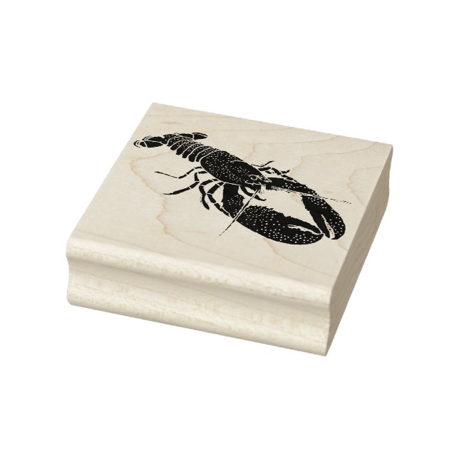 Realistische Hummer-Grafik Gummistempel (Stempel)