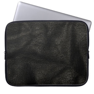 Realistische lederne Beschaffenheit Laptopschutzhülle