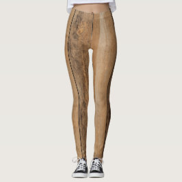 Realistische Leggings für Holzböden