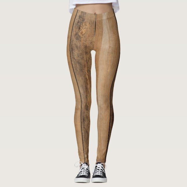 Realistische Leggings für Holzböden (Vorderseite)