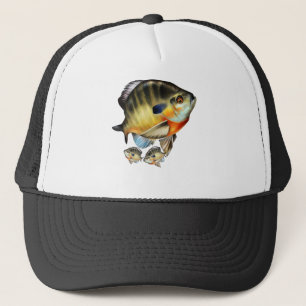 Realistische Malerei eines Bluegill Truckerkappe