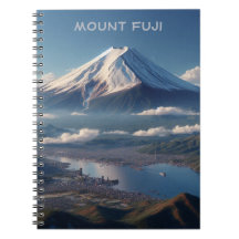 Realistische Mount Fuji Landschaft Japan Reisen