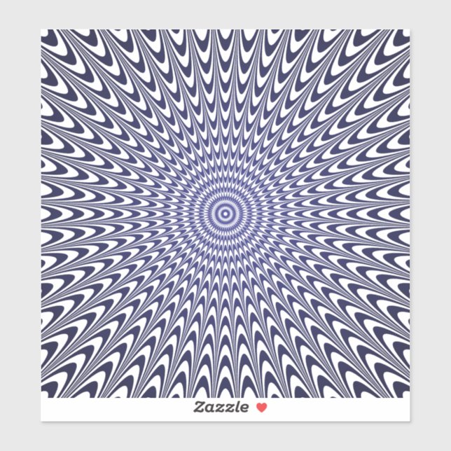 Realistische optische Täuschung Aufkleber (Blatt)