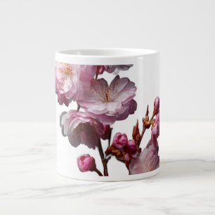 Realistische Sakura-Blüten Jumbo-Tasse