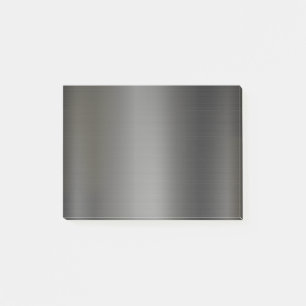 Realistische silberne metallische Beschaffenheit Post-it Klebezettel