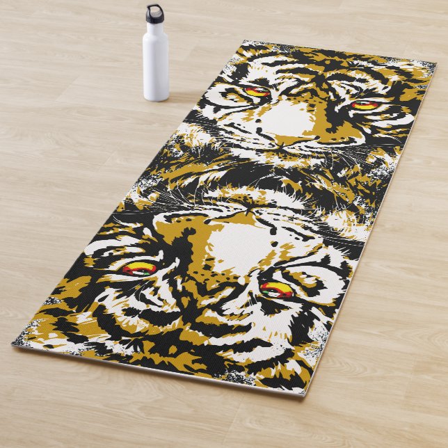 Realistische Tiger Yoga Mat - Tiger Wildlife Big C Yogamatte (Beispiel)