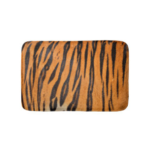 Realistische Tigerhautstruktur. Badematte