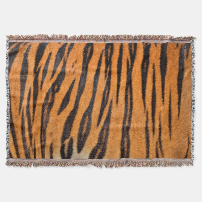Realistische Tigerhautstruktur. Decke (Vorderseite)