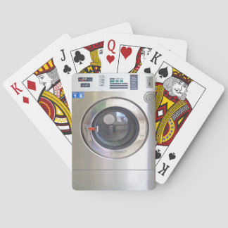 Realistische Waschmaschine Spielkarten