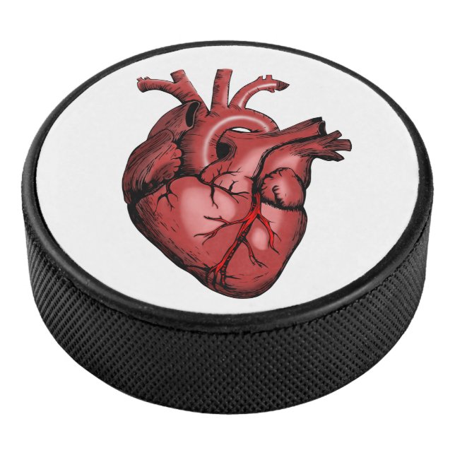 Realistischer anatomischer Heart Image Hockey Puck (3/4)